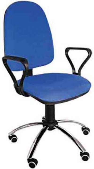 Офисные стулья синие «Престиж»
